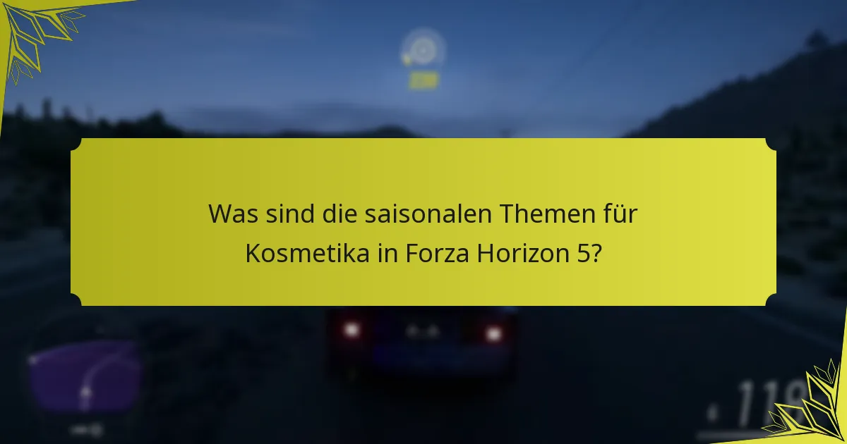 Was sind die Kaufoptionen für Kosmetika in Forza Horizon 5?