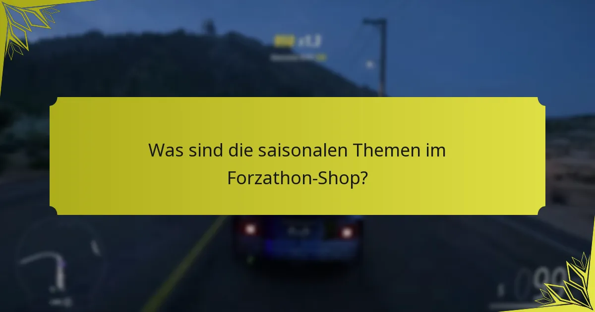 Was sind die Kaufkriterien für Artikel im Forzathon-Shop?