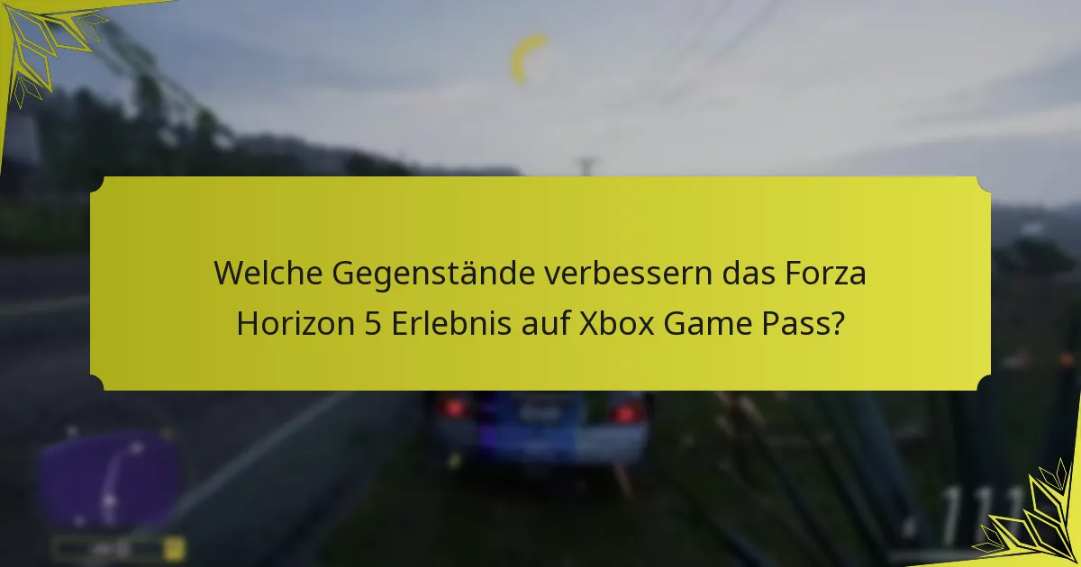 Welche Gameplay-Mechaniken definieren Forza Horizon 5 auf Xbox Game Pass?