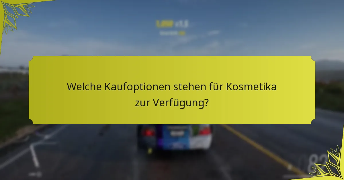 Welche Kaufoptionen stehen für Kosmetika zur Verfügung?